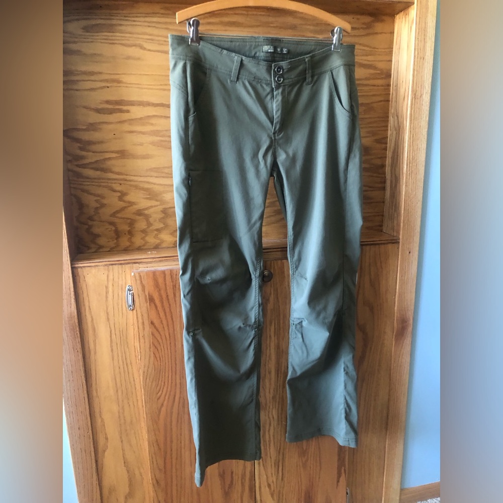 Women’s PrAna Halle 10R Convertible Hiking Pants in Olive Green